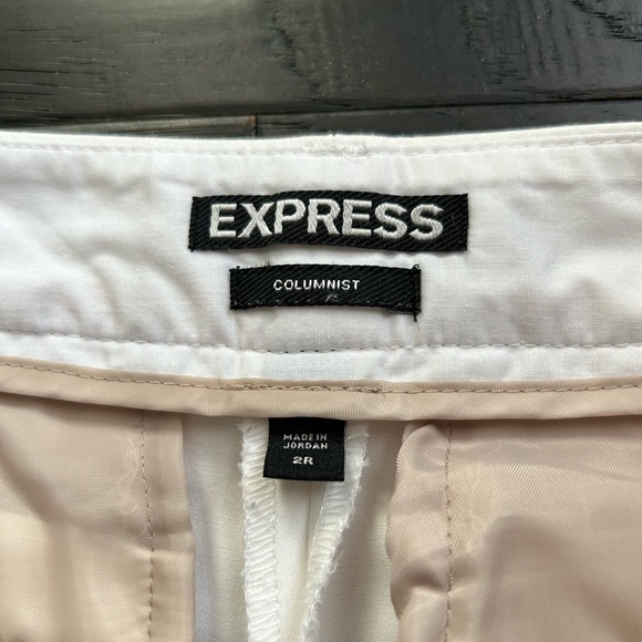 Express Columnist white pants size 2 - Picture 3 of 3
